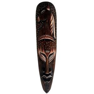 Tribal Chief Tiki Mask 20" with Horse